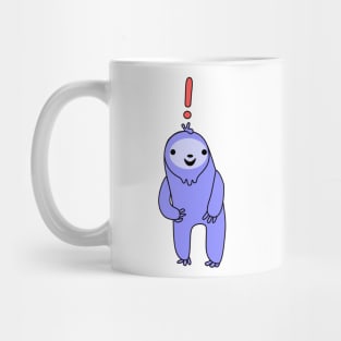 Exclamation Point Sloth Mug